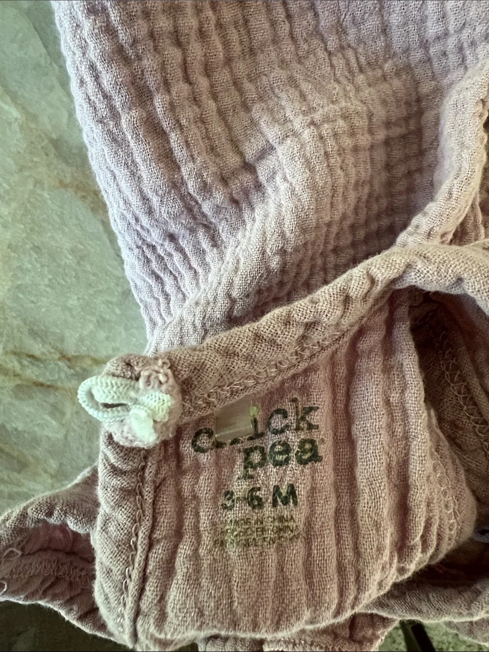 3-6 Month Mauve Ruffle Tank and Floral Ruffled Bloomers